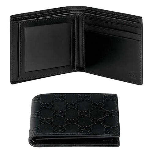 Noir Gucci Bi-plis Portefeuille